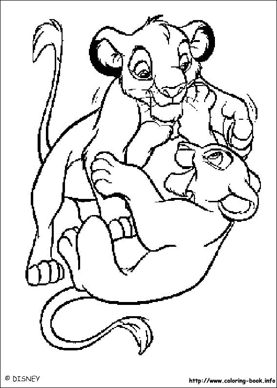 The Lion King coloring picture